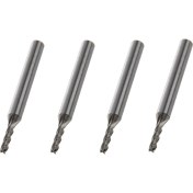 Resim CelestialCo 4 Pcs 3MMX6MMX12MMX60MM 4 Flüt Hss Al End Frilling Kesici Aracı (Yurt Dışından) 