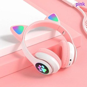 Resim Torima Stn-28 Pembe Kulak Üstü Kablosuz Bluetooth Kulaklık 