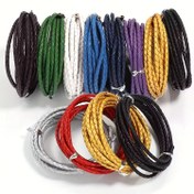 Resim 2 Yard 3mm Yuvarlak Örgülü Kordon - DIY Takı Yapımı, Dikiş El Sanatları & El Yapımı Giysi Aksesuarları için Canlı 12 Renk Seçeneği - Bilezikler, Kolyeler, Ev Dekorasyonu için Esnek Olmayan Dayanıklı Örgü İpi, Bilezik Yapım İçin İp 