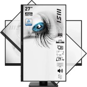 Resim MSI 27" PRO MP273QP 2560x1440 (WQHD) 16:9 FLAT IPS 75HZ 1MS FREESYNC PIVOT MONITOR 