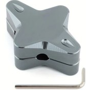 Resim Dashanshop 1 Adet Nmax 20-24 Yan Sehpa Uzantılı Braket - Titanyum Alüminyum Alaşım Ayarlanabilir Geniş Taban 