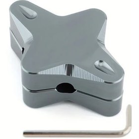 Resim Dashanshop 1 Adet Nmax 20-24 Yan Sehpa Uzantılı Braket - Titanyum Alüminyum Alaşım Ayarlanabilir Geniş Taban 