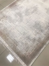 Resim Merinos Halı Rodin 60895 070 Serisi Akrilik Salon Oturma Yatak Odası Halısı Krem - Kahve 