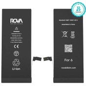 Resim ROVA Iph 6 Batarya Pil Güçlendirilmiş 2510mah 1 Yıl Garantili 