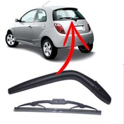 Resim FORD KA ARKA SİLECEK KOLU VE SÜPÜRGESİ 2001--2008 400MM 