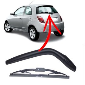 Resim FORD KA ARKA SİLECEK KOLU VE SÜPÜRGESİ 2001--2008 400MM 