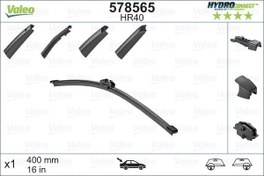 Resim SİLECEK SÜPÜRGESİ ARKA 40cm X1 MUZ TİPİ HydroConnect ÇOKLU BAĞLANTILI ÜNİVERSAL HR40 