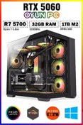 Resim DMC N299 (PUBG,GTA 5) Ryzen 7 5700 32GB RAM 1TB M.2 RTX5060 Sıvı Soğutmalı Oyuncu Masaüstü Bilgisayar 