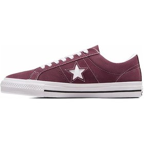 Resim Converse One Star Pro Ox Unisex Günlük Ayakkabı A08480c Kırmızı A08480c Kırmızı 