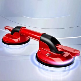 Resim NZB Çiftli Vakumlu Alüminyum Vantuz Tutucu Cam Fayans Mermer Metal Ahşap Taşıma Aparatı Max 100 Kg 