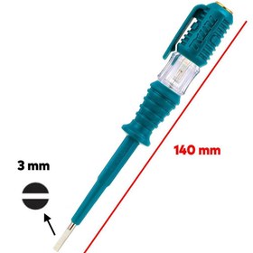 Resim HALL BREATHE Elektrik Kontrol Kalemi 140 mm, Faz ve Voltaj Ölçüm Tornavidası, Düz Uç 