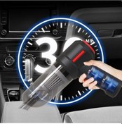 Resim Sant Kuee 9000pa Kablosuz Araç Süpürgesi Akülü El Otomatik Süpürge Ev Ve Araba Çift Kullanımlı Mini Elektrikli Süpürge - Siyah Q01mb8 