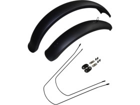 Resim User Pil Batarya Rks Elektrikli Bisiklet Uyumlu Uzun Çamurluk Seti (90CM Arka - 60CM Ön) 