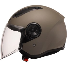 Resim Ls2 Airflow 2 Açık Motosiklet Kaskı-690 Mat Kum 