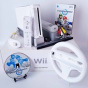 Resim Nintendo Wii Oyun Konsolu Mario Kart Tam Set Eksiksiz Wii Direksiyon Mariokart Oyun Konsol Seti 