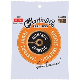 Resim Martin & Co MA540FX Flex Core Phosphor Bronze "Tommy Emmanuel's Choice" Akustik Gitar Teli Light 12-54 