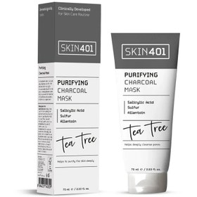 Resim Skin401 Arındırıcı Sülfür ve Kömür Maskesi 75 ml 