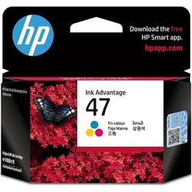Resim HP 47 6ZD61AE Kartuş Renkli 
