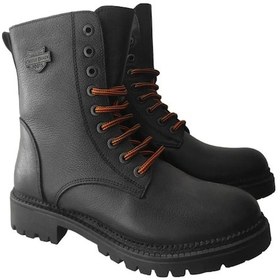 Resim Castle Black Yldz-90006-1 Hakikki Deri Kadın Bot Siyah 