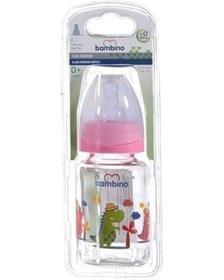 Resim Bambino B013 Cam Biberon 125 ML Pembe 
