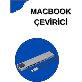 Resim Çevirici Dönüştürücü Adaptör Apple Uyumlu MacBook 3 In 1 Type-c To Hdmı Usb 3.0 