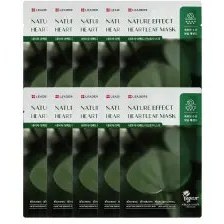 Resim Leaders Nature Effect Heartleaf Nemlendirici Maske 10 Adet 
