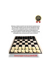 Resim Özel Tasarım Stratejik Öğretici Zeka Geliştirici Çocuk Aile Boyu Etkinlik Eğlence Satranç Dama Seti 
