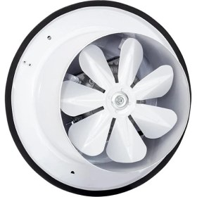 Resim Bahçıvan 20 cm BB 200 1250 D/D 220 230 Volt Monofaze Aksiyel Kapaksız Baca Pencere Aspiratörü Fanı 