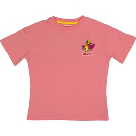 Resim Hari̇bo Cool Kids Kız Çocuk Pembe Tişört 