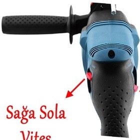 Resim Total Sds Plus Darbeli Matkap 800 W Metal Beton Ahşap Kömürlü Delme Kırıcı Delici 