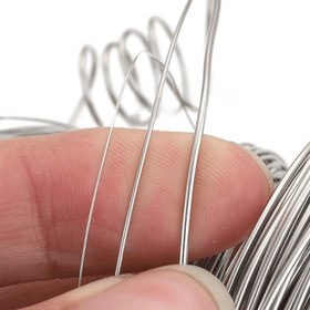 Resim Paslanmaz Çelik Boncuk Teli, 10m Toplu Paket - DIY Takı Yapımı ve El Yapımı Projeler için İnce Katı Teller, Takı Yapımı Teli 