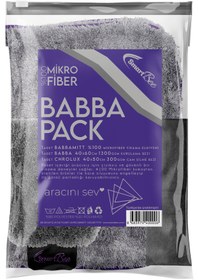 Resim SmartBee Babbapack Mikrofiber Oto Yıkama Paketi - Koyu Gri 