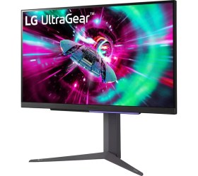 Resim LG Ultragear 27GR93U-B 27" 1Ms 144Hz FreeSync/G-SYNC DisplayHDR™ 400 UHD (3840x2160) Pivot 4K IPS Gaming Monitör 