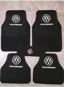 Resim MR Vento Logolu Siyah Halıfleks Paspas Seti 