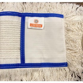 Resim Ceytem Zincir Dikiş Nemli Mop Mavi Biyeli 50 x 50 CM 