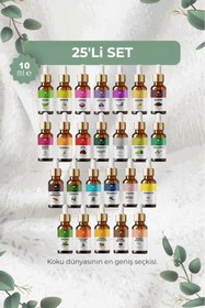 Resim Villov 25'Li Set Esansiyel Uçucu Yağı Buhurdanlık Yağı Aromatereapi Difüzör Yağı Ekonomik Seti 