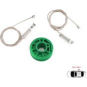 Resim Audi A6 C5 4B Allroad 4BH 4B0839462 İçin Arka Sağ Cam Kriko Seti 