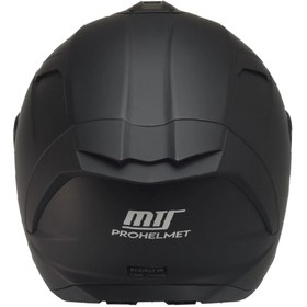 Resim MTS X-340 FULL FACE GÜNEŞ VİZÖRLÜ KASK (MAT SİYAH) 