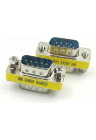 Resim Leonpro RS232 Erkek Erkek Çevirici Db9 RS232 Erkek Erkek Com Çevirici Dönüştürücü 