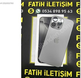Resim Apple iPhone 16 Pro Max İkinci El TR | 256 GB | Natürel Titanyum 