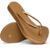 Resim Havaianas Slim Platform Sparkle Bronze 