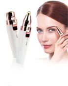 Resim DEMPOWER Dp-63 2 Başlıklı Flawless Yüz Tüy Alıcı Kaş Bıyık Kıl Epilasyon Aleti 