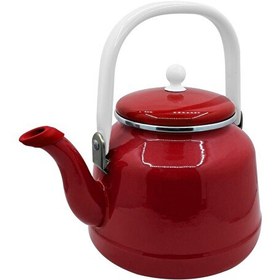 Resim Orcamp Retro OUT-1551 Kırmızı Emaye Kamp Çaydanlığı 