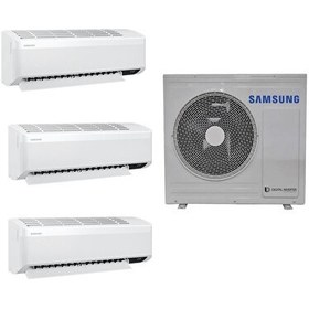 Resim Samsung Wind Free Multi 1+3 Sistem (AJ080TXJ4KH/EA) 7+9+24 BTU 8 Kw Dış Ünite 