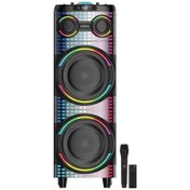 Resim Sunix 100w 8000 Mah Çift Mikrofonlu Kumandalı 107cm Bluetooth Hoparlör Bts-320 