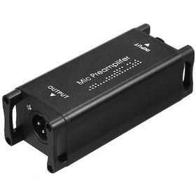 Resim Teltree Profesyonel Mikrofon Ön Zenginleyici 25db Kazançlı, Dinamik Ve Alüminyum Şerit Mikrofonlar İçin, Stüdyo/grabación/canlı Yayın, Siyah 10.1" 