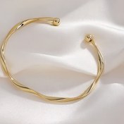 Resim 1 Adet Kadınlar İçin Şık Açık Bilezik - Modaya Uygun Geometrik Yuvarlak Tasarım, Altın Bükümlü Bileklik, Günlük Kullanım, Partiler ve Yıldönümü Hediyeleri İçin Mükemmel, Parti Aksesuarları | Minimalist Takı, Kaliteli El İşçiliği, Sevimli Bileklik, Kadınlar İçin Şık Bilezikler, Kadınlar İçin Zarif Bilezikler, Kadınlar İçin Aksesuarlar, Kadınlar İçin Geniş Bilezikler, Kadınlar İçin Taşlı Bilezikler, Günlük Aksesuar, Şık Bilezik, İnce İşçilik, Dayanıklı Takı, Moda Bilezik 