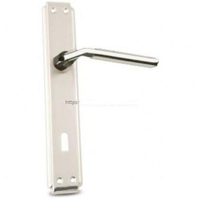 Resim Hira Alüminyum Palyo Saten Nikel Aynalı Kapı Kolu 