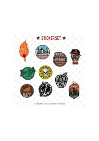 Resim Bdls25 Küçük Boy 10lu Sticker Seti 