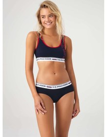 Resim U.S. Polo Assn. Kadın Lacivert Büstiyer Şort Takım 66255 Lacivert 